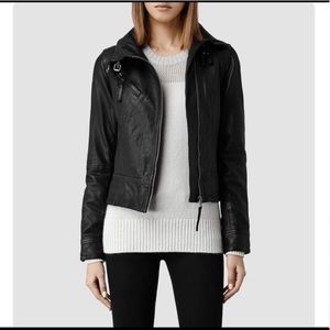 All saints Belvedere leather jacket